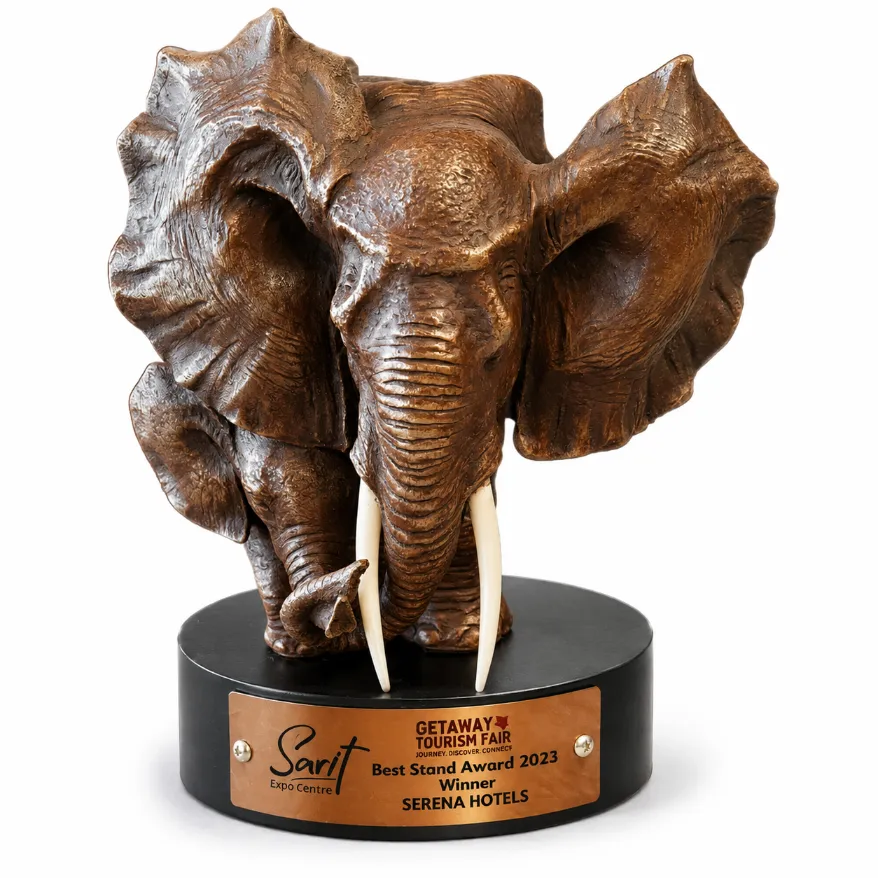 Serena Hotels award trophy