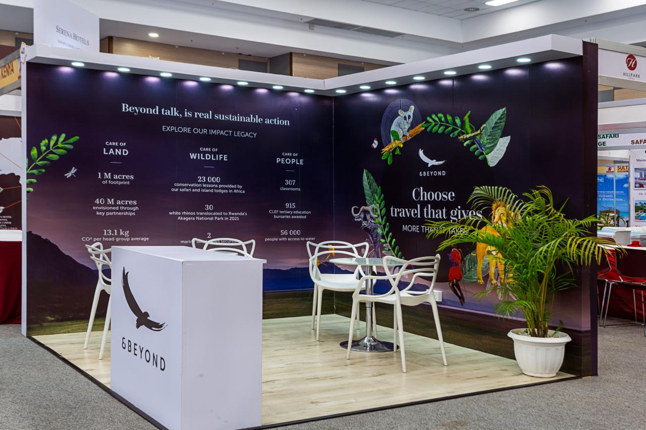 Beyond travel exhibition stand
