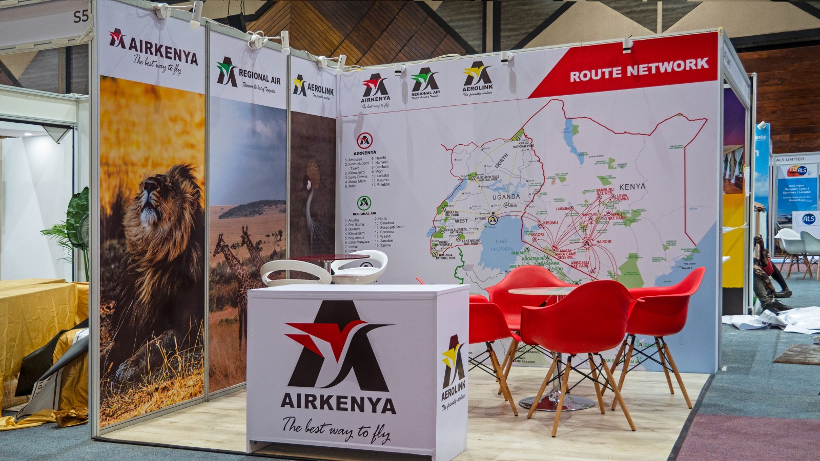Airkenya exhibition booth