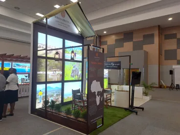 Serena Hotels Exhibition Stand at the Sarit Centre Holidays Expo 2023