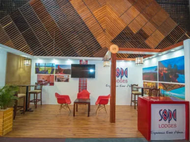 Custom Exhibition Stand Build for Sopa Lodges at the Magical Kenya Travel Expo (MKTE) in 2019 by Simply Mammoth Solutions